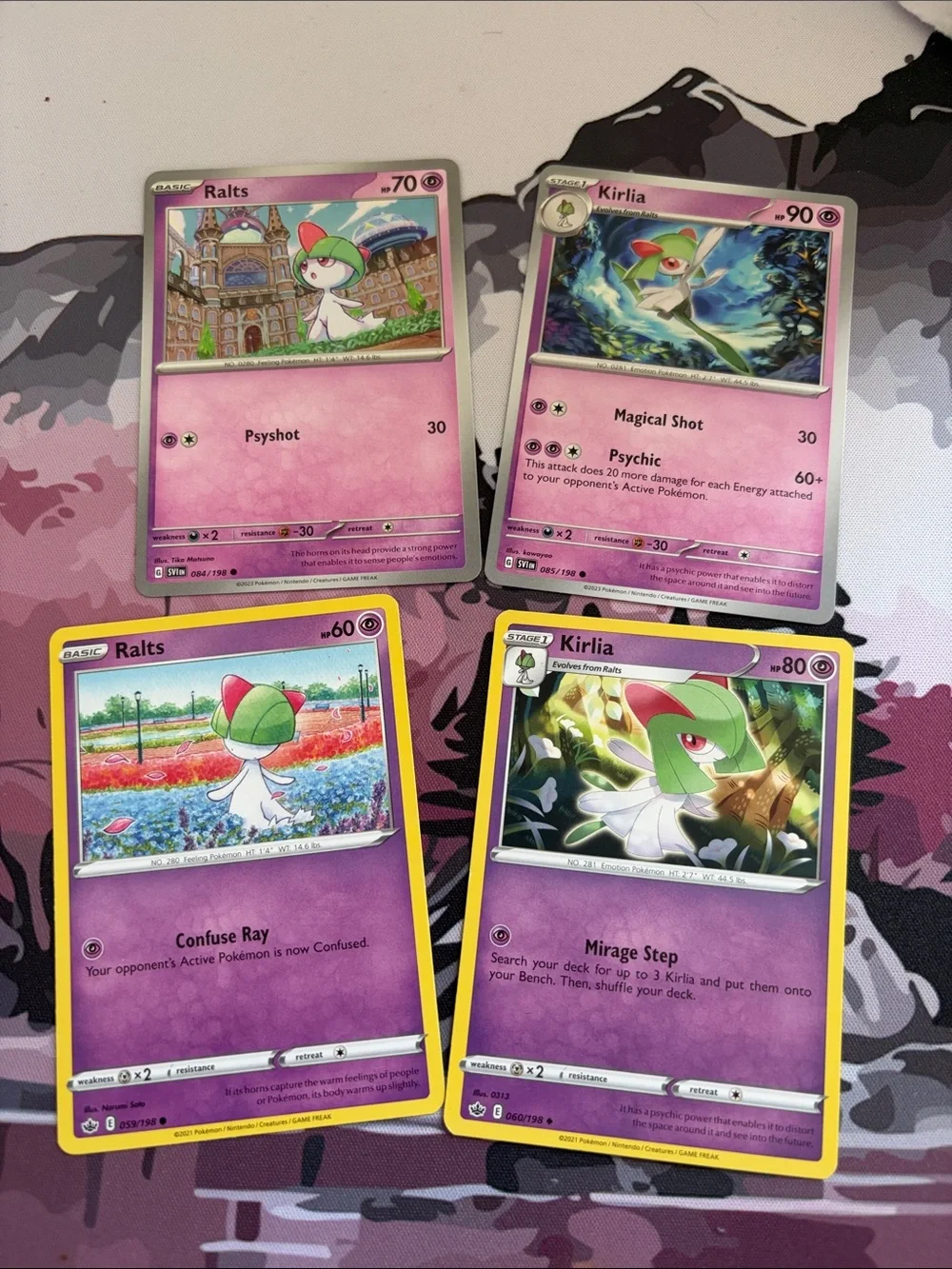 Ralts & Kirlia Evolution Lot | Chilling Reign + Scarlet & Violet Base | ✨5/$25✨